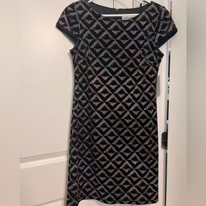 NWT Jessica Howard Women's Glitter Velvet Cocktail Dress
